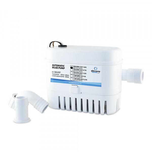 ALBIN 01-04-015 Marine 12V 500 GPH Automatic Bilge Pump