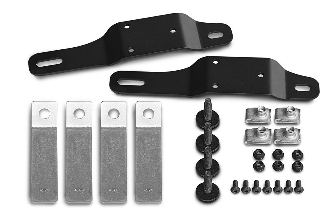 AMP RESEARCH 7461201A BedXTender Bracket Kit, 2 Brackets + Hardware | 74612-01A | Fits 2019 - 2022 Chevrolet/GMC Silverado/Sierra 1500; 2020 Silverado/Sierra 2500 HD/3500 HD; 2022 Silv/Sierra 1500 LD/Limited - High quality product image showing AMP RESEARCH 7461201A BedXTender Bracket Kit, 2 Brackets + Hardware | 74612-01A | Fits 2019 - 2022 Chevrolet/GMC Silverado/Sierra 1500; 2020 Silverado/Sierra 2500 HD/3500 HD; 2022 Silv/Sierra 1500 LD/Limited details and features
