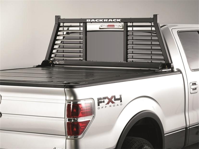 BACKRACK 149LV Half Louvered Rack Frame Only | Black, No Drill Fits 2019-2023 Chevrolet/GMC Silverado/Sierra 1500; 2008-2019 & 2022-2024 Toyota Tundra; 2004-2024 Ford F-150 & Others