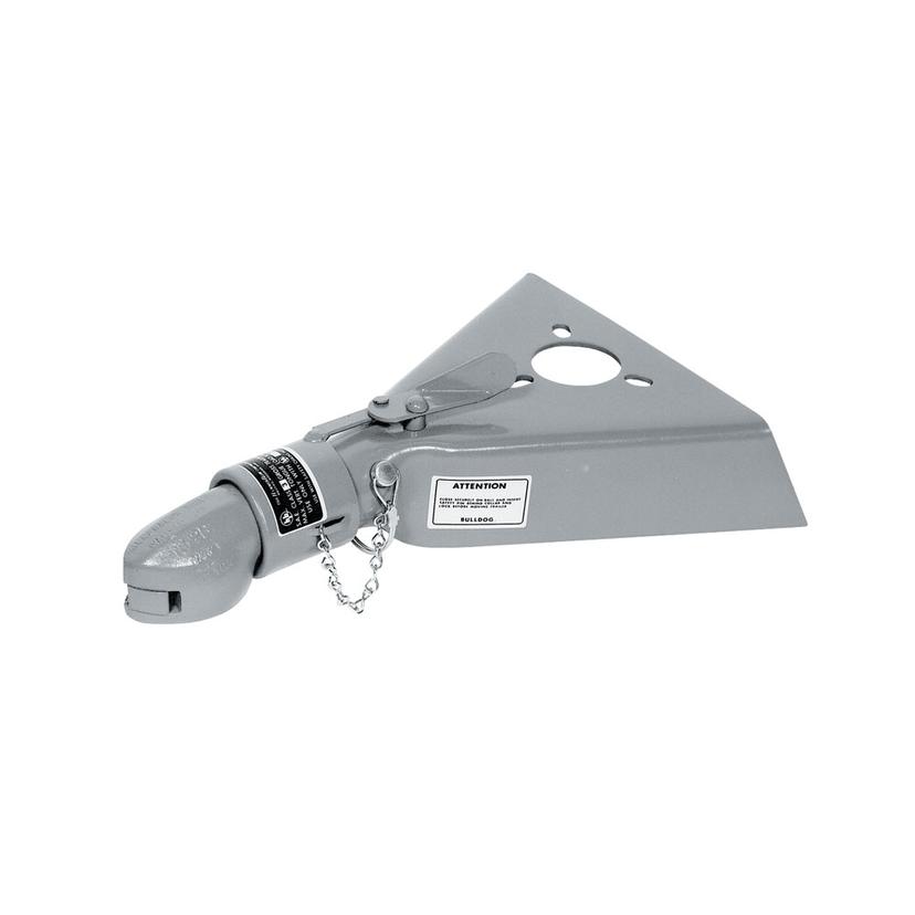 BULLDOG 028499 COUPLER A FRAME, A-Frame Tongue; 12500 Pound Lift Capacity; For 2-5/16 Inch Ball; Low Profile Latch