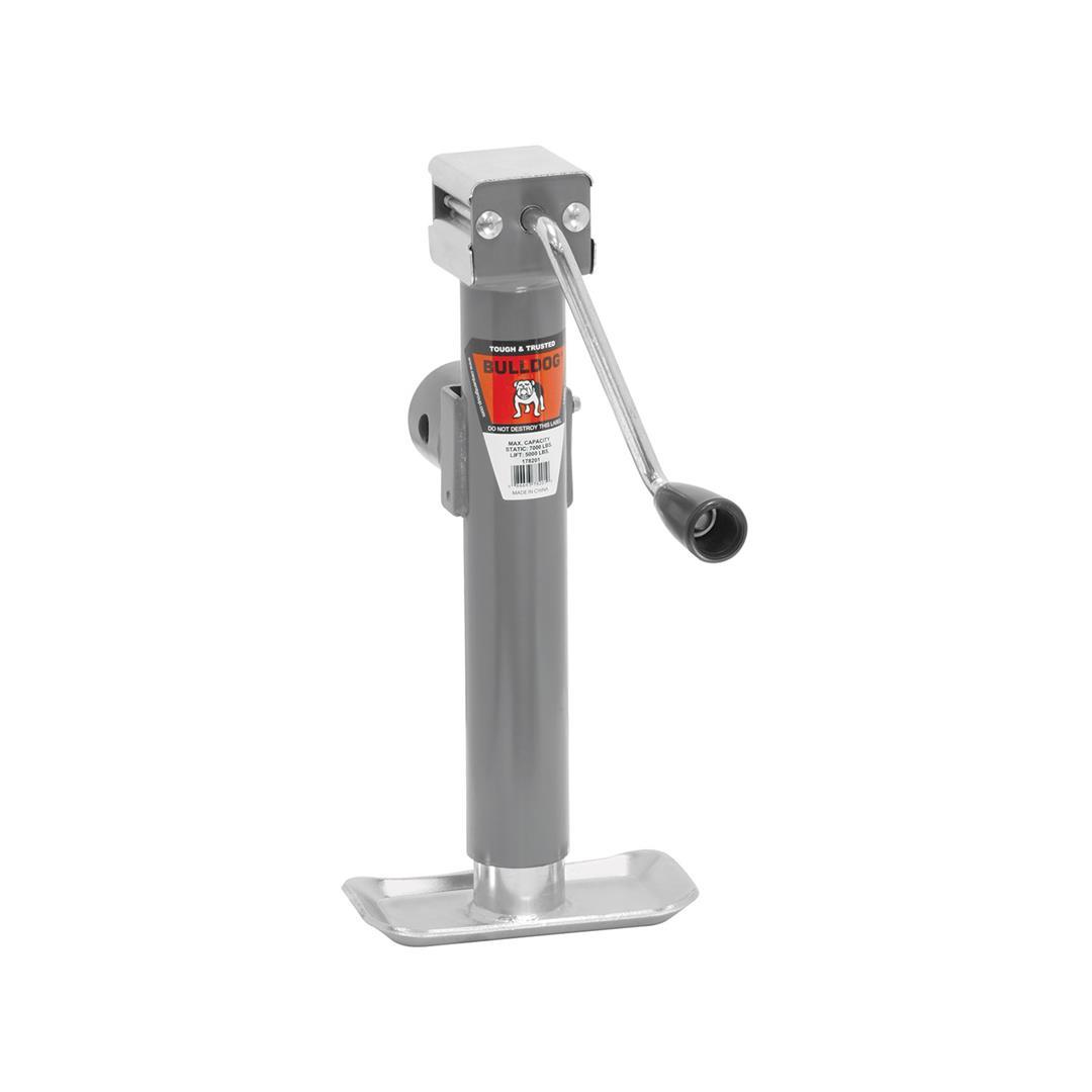 BULLDOG 178201 Cases Trailer Jack, Silver, 5,000 lbs. - The Twister Group Tools product