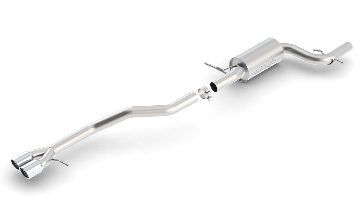 BORLA 140472 Cat-Back Performance Exhaust System for 2012-2018 Volkswagen Jetta GLI MK6 2.0L 4 Cyl. Turbo/ 2014-2018 1.8L Turbo Automatic/Manual Transmission Front Wheel Drive 4 Door. - High quality product image showing BORLA 140472 Cat-Back Performance Exhaust System for 2012-2018 Volkswagen Jetta GLI MK6 2.0L 4 Cyl. Turbo/ 2014-2018 1.8L Turbo Automatic/Manual Transmission Front Wheel Drive 4 Door. details and features