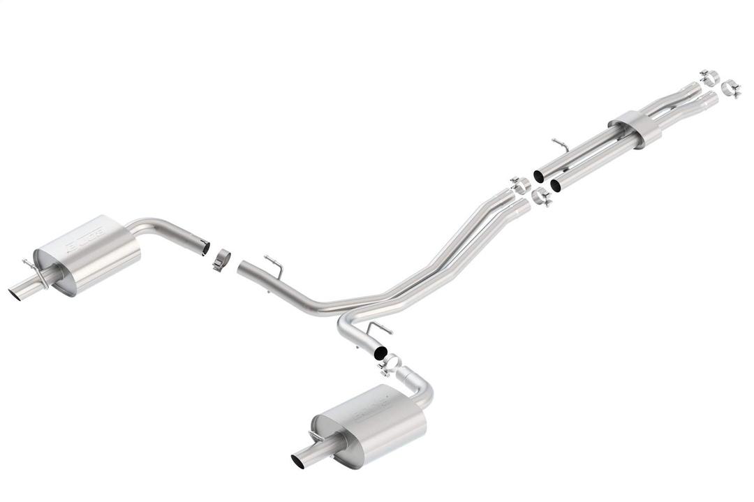 BORLA 140659 Cat-Back Performance Exhaust System for 2016-2017 Ford Explorer Sport 3.5L V6 EcoBoost Automatic Transmission All Wheel Drive 4 Door. Tips NOT Included. Use AZ812Factory Valance/Tips. - The Twister Group Tools product
