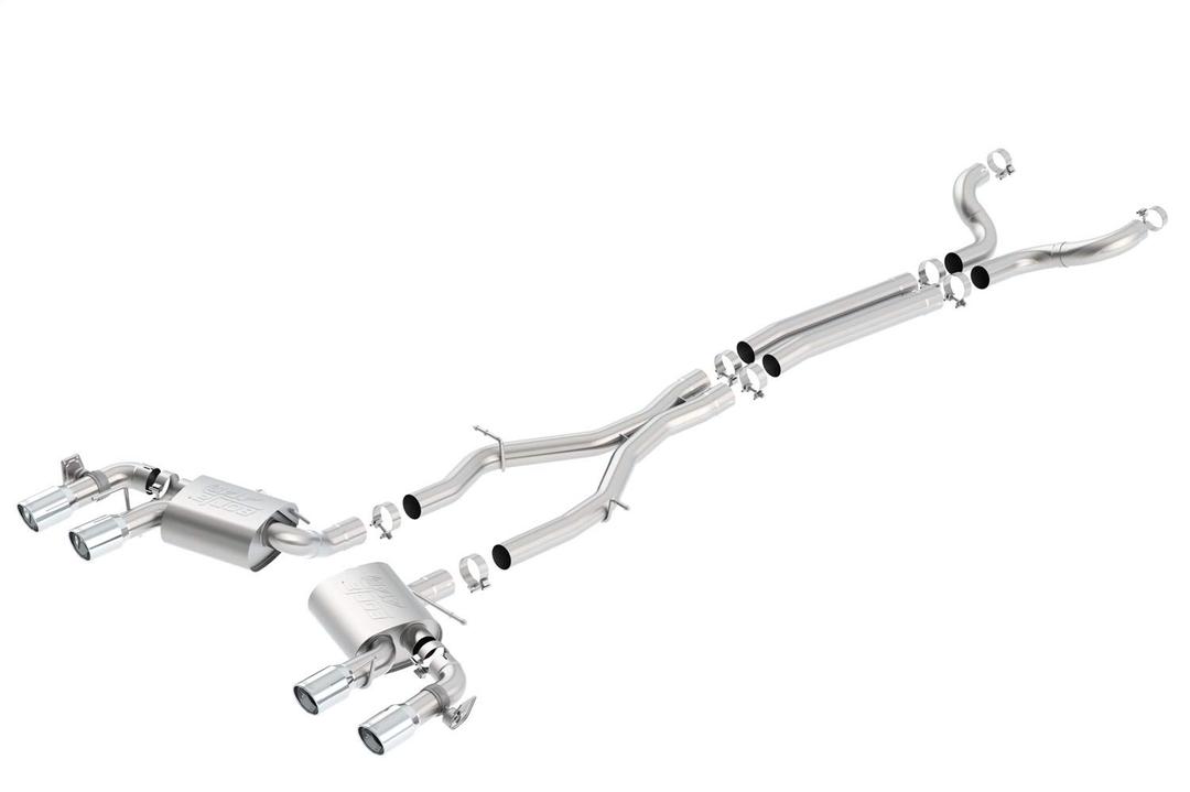BORLA 140727 Cat-Back System for 2017-2023 Chevrolet Camaro ZL1 6.2L V8 Auto./ Manual Trans. With NPP (dual mode exhaust). NOT Recommended For Convertibles. Installation REQUIRES Cutting O.E. System - The Twister Group Tools product