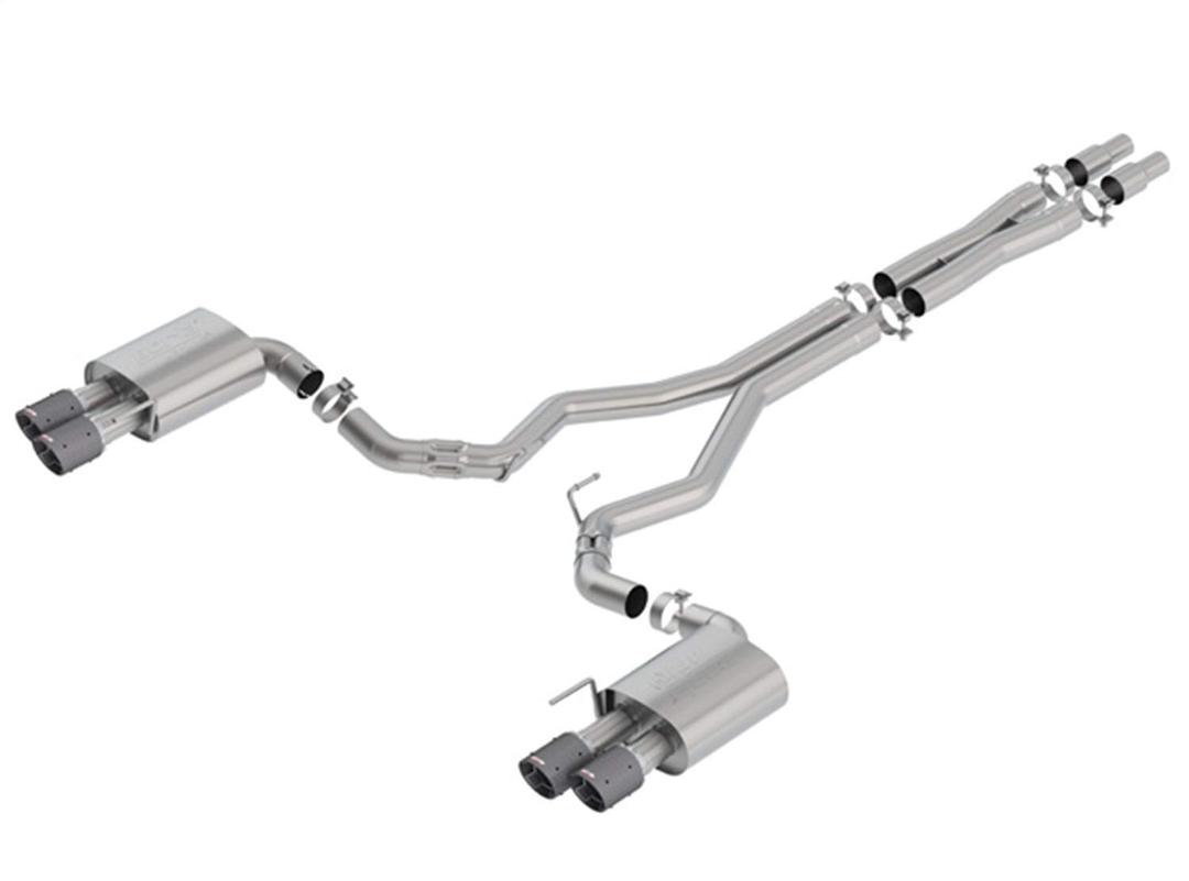 BORLA 140746CF Cat-Back Exhaust System - The Twister Group Tools product