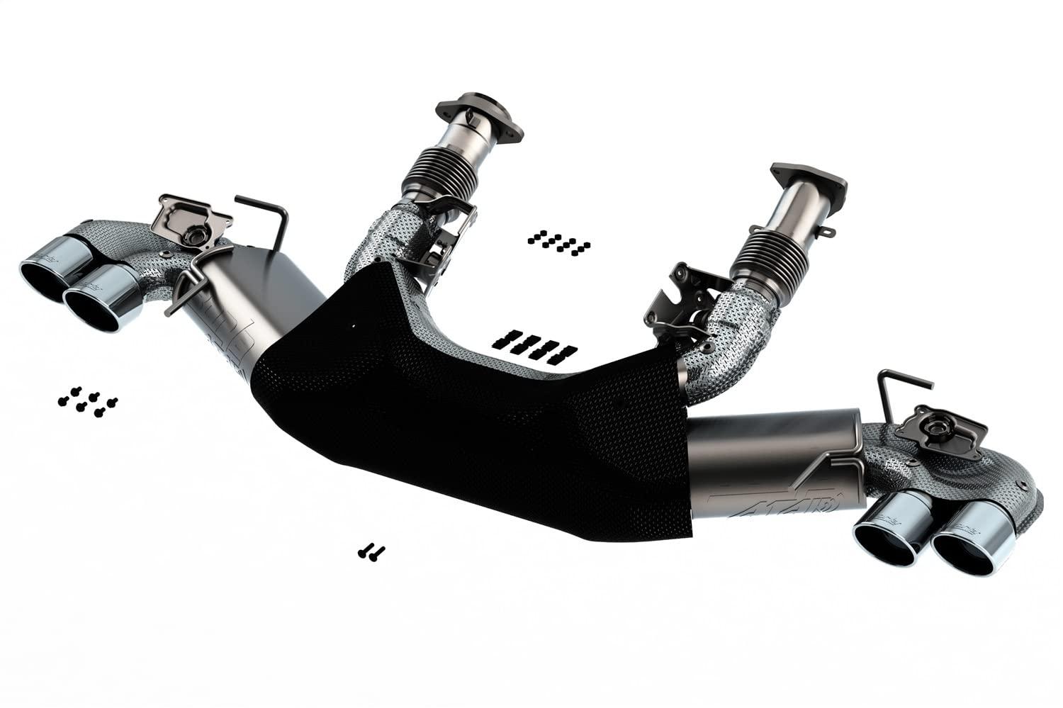BORLA 140839 2020ChevroletCorvetteC86.2LATAK3inExhaustSystemDualRoundA/CTips4inx4.75in - High quality product image showing BORLA 140839 2020ChevroletCorvetteC86.2LATAK3inExhaustSystemDualRoundA/CTips4inx4.75in details and features