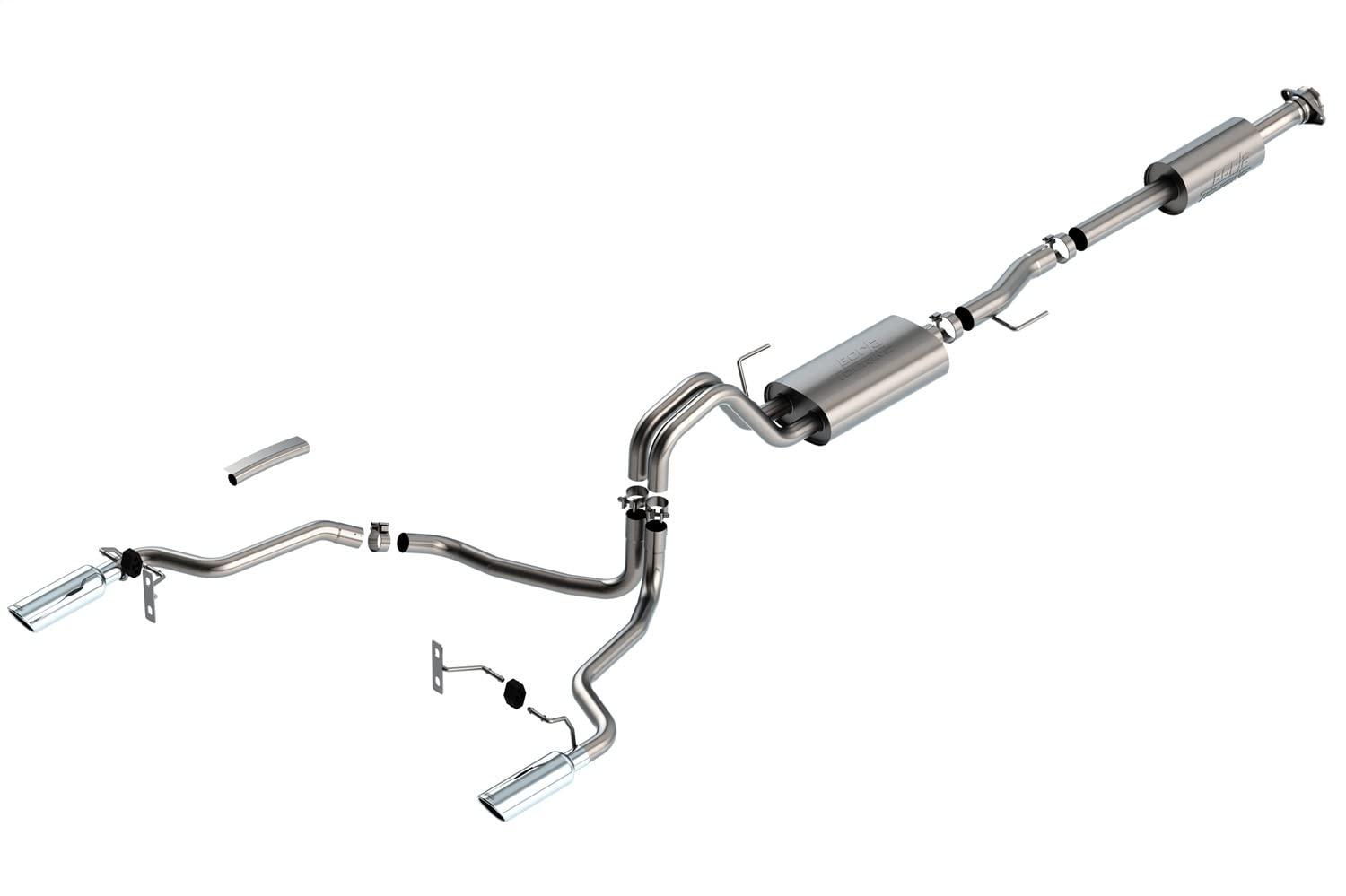 BORLA 140862 Cat-Back(tm) Exhaust System - Touring - High quality product image showing BORLA 140862 Cat-Back(tm) Exhaust System - Touring details and features