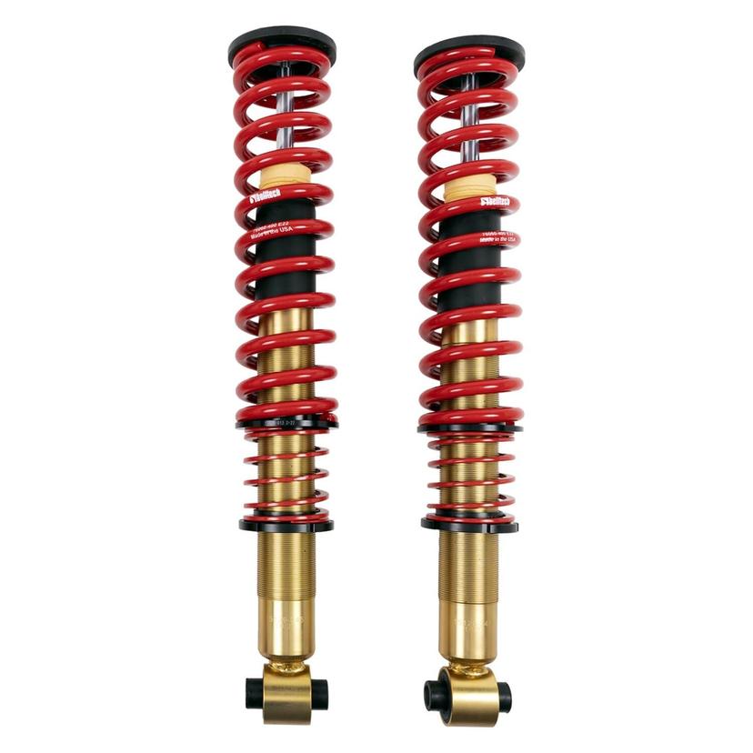 BELLTECH 15129 Coil Over Shock Absorber; Adjustable; 0 To 4 Inch Lift; With Coil Springs/ Bump Stops/ Dust Boots; Single