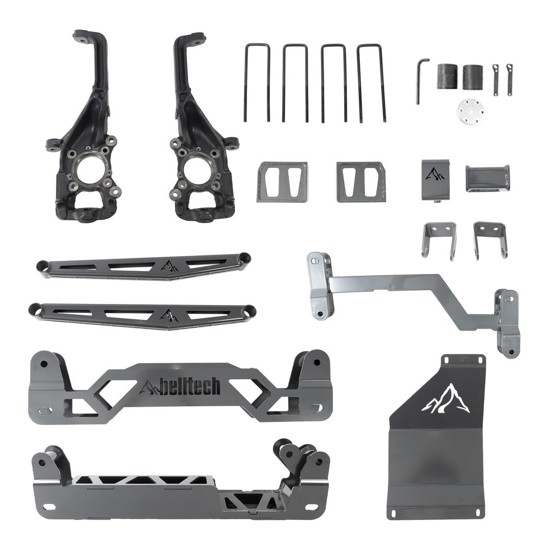 BELLTECH 152501BK LIFT KIT 6in. Rear Trail Performance Shocks Only 2015-2020 Compatible/Replacement Part for a Ford Compatible with/Fits a F-150 4WD 6in. - The Twister Group Tools product