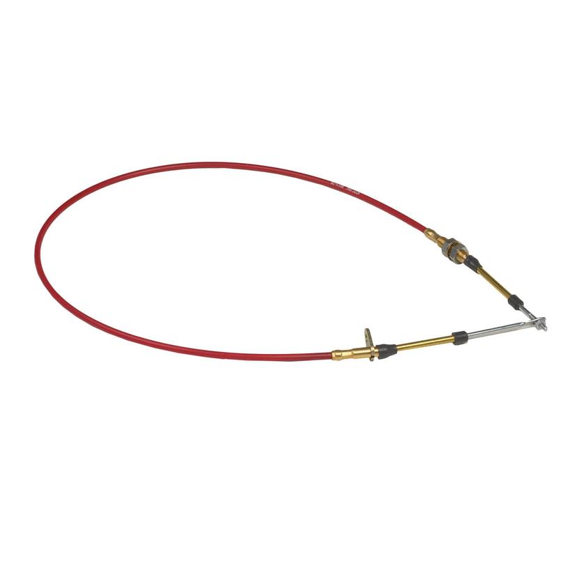 B&M 80605 5FT Long Performance Shifter Cable, Red