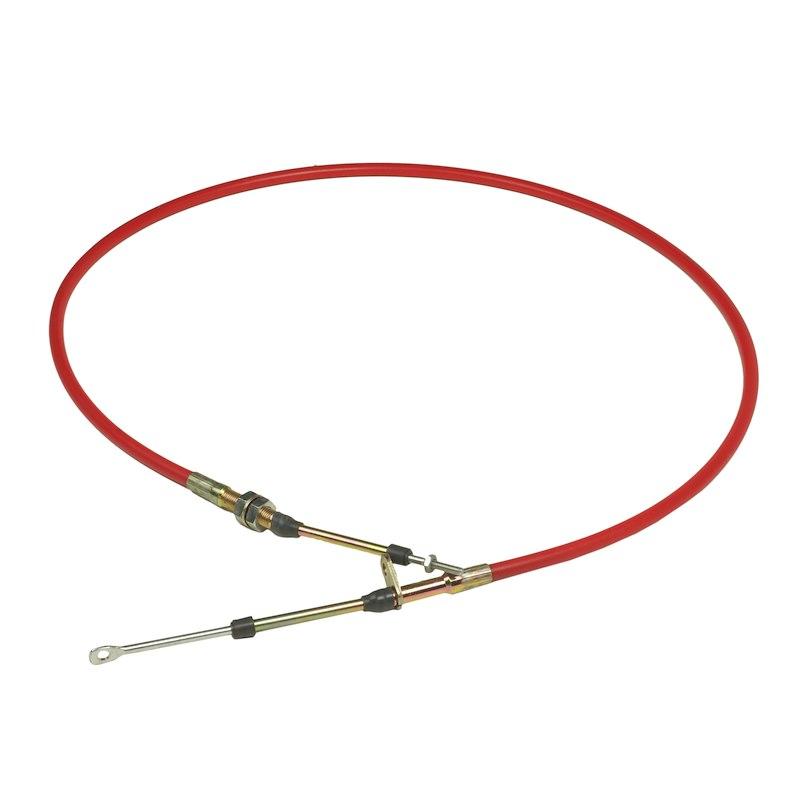 B&M 80833 Auto Trans Shifter Cable; Fits All B&M Shifters Except Unimatic; 5 Foot Length; 2-1/2 Inch Stroke; With 1 Eyelet/1 Threaded Cable End
