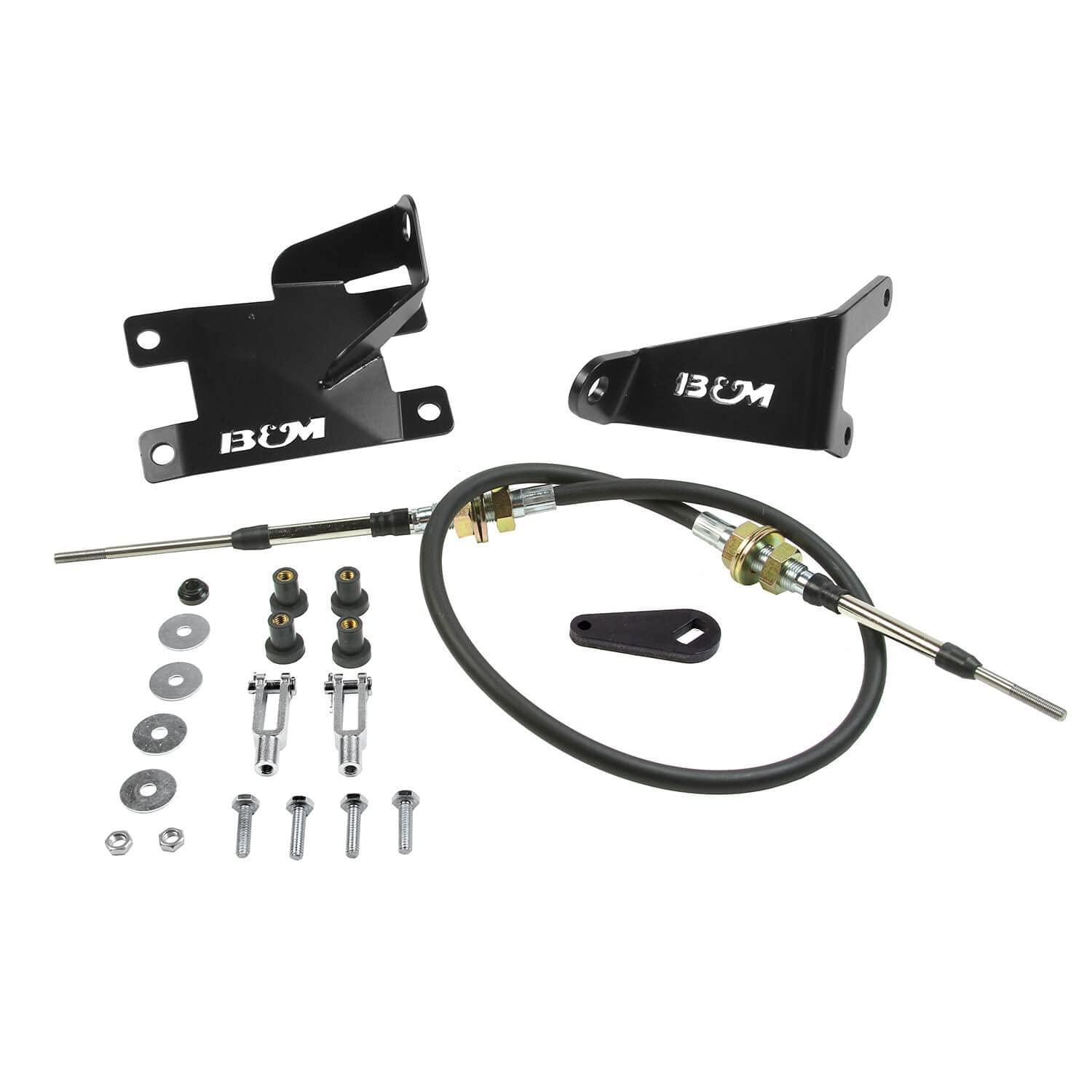 B&M 81184 Racing 97-06 Wrangler Tj Heavy Duty Tansfer Case Shift Cable Conversion Kit - High quality product image showing B&M 81184 Racing 97-06 Wrangler Tj Heavy Duty Tansfer Case Shift Cable Conversion Kit details and features