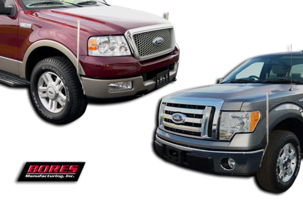 BORES GUIDE 731-512 Stainless Steel Bumper Guide for 2004-2006 Ford Pick Up Fullsize F-150 - High quality product image showing BORES GUIDE 731-512 Stainless Steel Bumper Guide for 2004-2006 Ford Pick Up Fullsize F-150 details and features