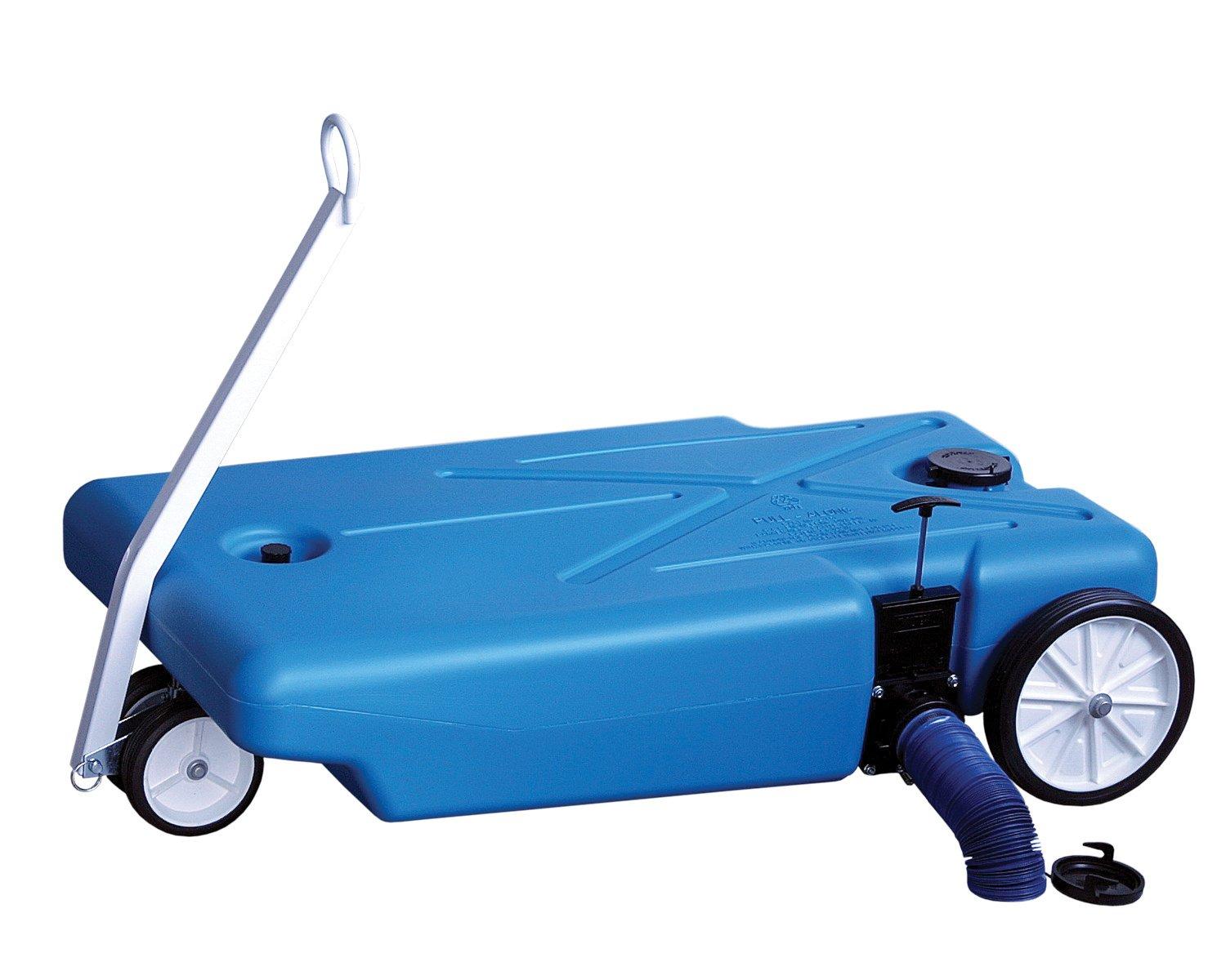 BARKER 27844 4-Wheeler Tote Tank - 32 Gallon Capacity, Blue - High quality product image showing BARKER 27844 4-Wheeler Tote Tank - 32 Gallon Capacity, Blue details and features