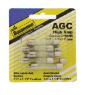 BUSSMANN BPAGCAH10P AGC HIGH AMP-Mfg# BP/AGC-AH10-RP - Sold As 15 Units (CD/10) - High quality product image showing BUSSMANN BPAGCAH10P AGC HIGH AMP-Mfg# BP/AGC-AH10-RP - Sold As 15 Units (CD/10) details and features