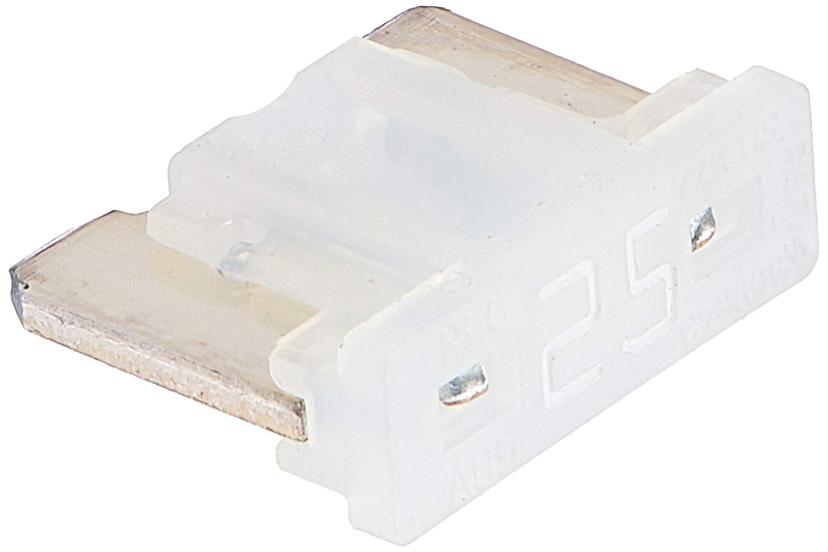 BUSSMANN BP/ATM-25LP-RP 25 Amp Low Profile ATM Blade Fuse, 5 Pack