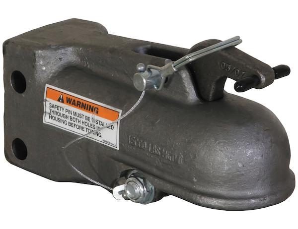 BUYERS PROD 0091550 Trailer Coupler; Class V; Fits Into Hitch Ball; 15000 Pound Lift Capacity; For 2-5/16 Inch Ball; Hand Latch Operation; Rugged Cast Steel - The Twister Group Tools product
