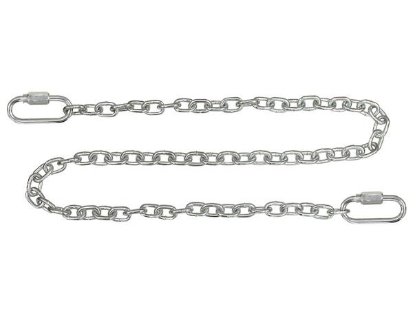 BUYERS PROD 11220 Class 2 & 3 Trailer Safety Chain with Quick Link Connectors, 72 INCH Chain, 9/32 INCH Chain Diameter, 5,000lb MGTW, Threaded Quick Link for Trailers, Swings, Versatile & Strong Silver