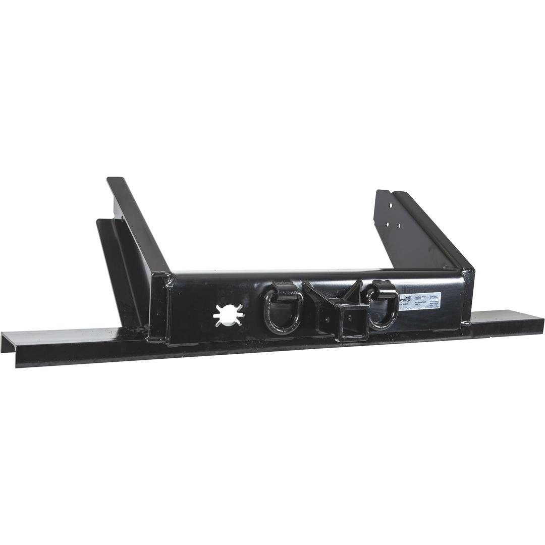 BUYERS PROD 1809070 Flatbed/Flatbed Dump Hitch Plate Bumper with 2-1/2 Inch Receiver, 20,000 MGTW, Pintle Hook Hitch Plate, Flatbed Truck Accessories - The Twister Group Tools product