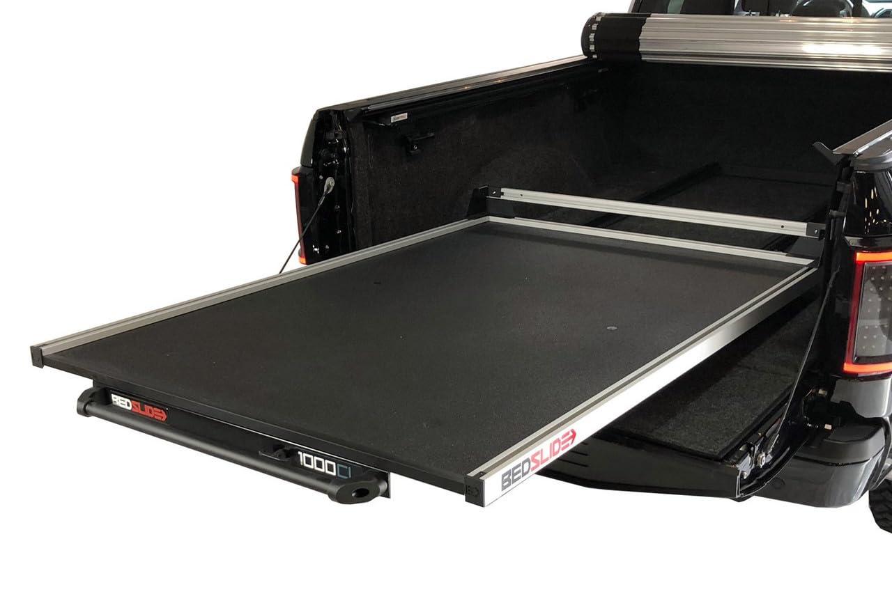 BEDSLIDE 10-6548-CLS 1000 Classic Sliding Truck Bed Organizer, 65 x 48-Inch, Capacity 1000 lbs, Truck Bed Storage Drawer, Silver - High quality product image showing BEDSLIDE 10-6548-CLS 1000 Classic Sliding Truck Bed Organizer, 65 x 48-Inch, Capacity 1000 lbs, Truck Bed Storage Drawer, Silver details and features