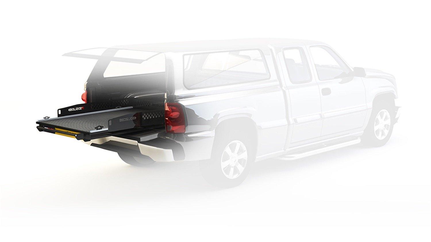 BEDSLIDE 15-6347-CG CONTRACTOR (63 INCH X 47 INCH) Durable Sliding Truck Bed Cargo Organizer | MADE IN THE USA | 1,500 lb Capacity (Silver) - High quality product image showing BEDSLIDE 15-6347-CG CONTRACTOR (63 INCH X 47 INCH) Durable Sliding Truck Bed Cargo Organizer | MADE IN THE USA | 1,500 lb Capacity (Silver) details and features