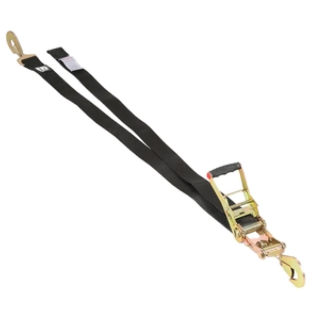 BULLDOG WINCH 20325 Ratcheting Tie Down Strap 2 Inch x 8 Foot 10K LB Breaking Strength - The Twister Group Tools product