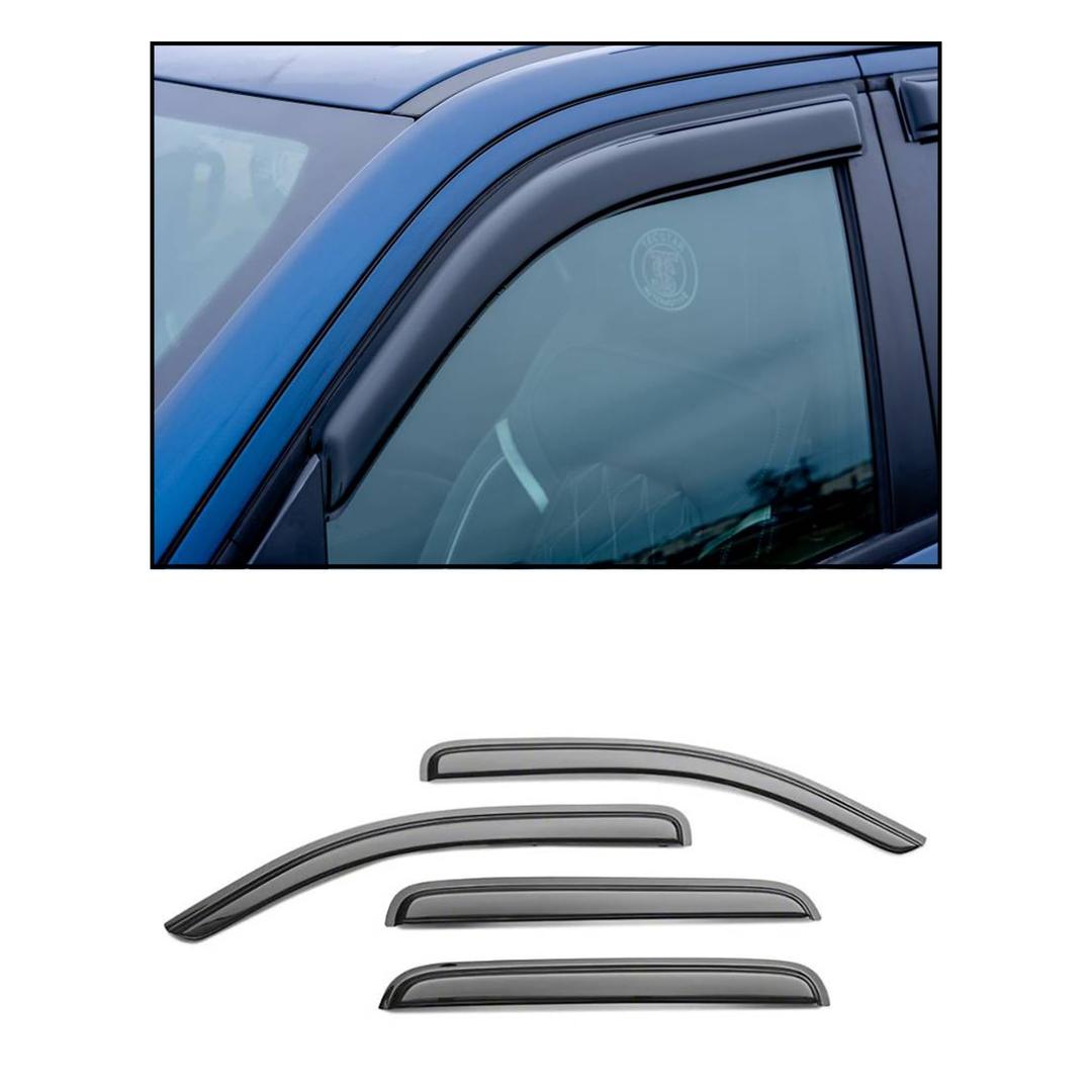 BLACK HORSE 14-HOHR [BHOR] Tape On Rain Guards/Wind Deflectors Compatible with 2016-2022 Honda HR-V Smoke 4 PCs - The Twister Group Tools product