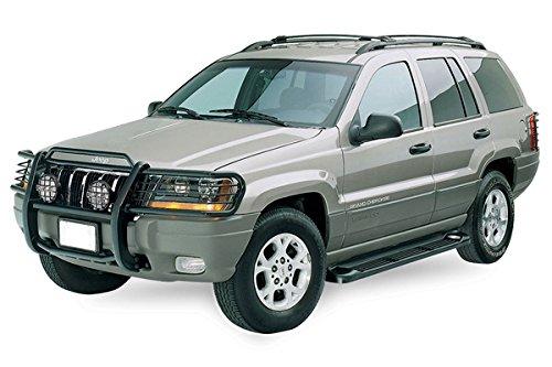BLACK HORSE 17EB26MA Grille brush Bumper Guard Modular Black Compatible with 1999-2004 Jeep Grand Cherokee - High quality product image showing BLACK HORSE 17EB26MA Grille brush Bumper Guard Modular Black Compatible with 1999-2004 Jeep Grand Cherokee details and features