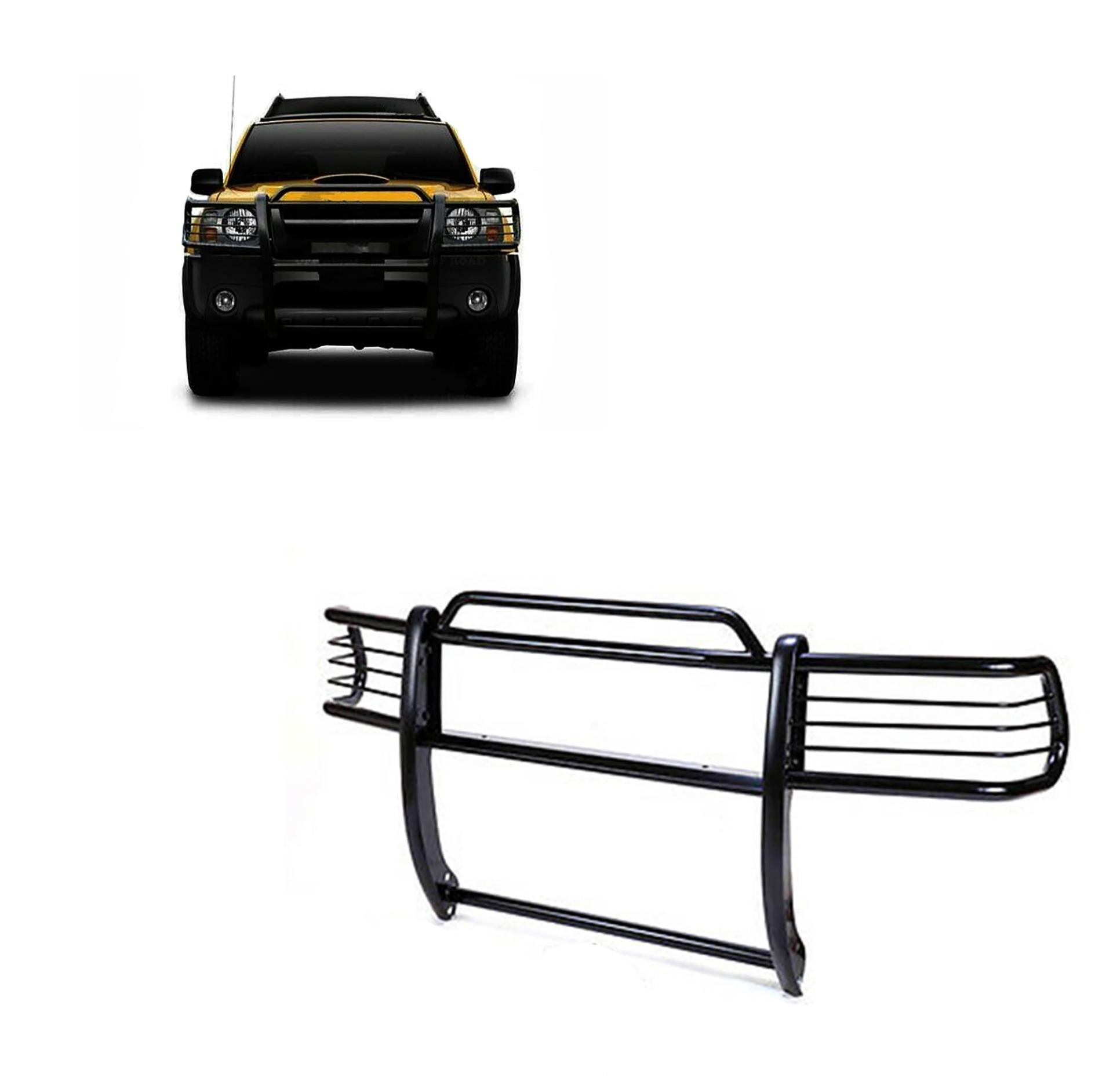 BLACK HORSE 17NI26MA Grille brush Bumper Guard Modular Black Compatible with 2000-2004 Nissan Frontier|2000-2004 Nissan Xterra - High quality product image showing BLACK HORSE 17NI26MA Grille brush Bumper Guard Modular Black Compatible with 2000-2004 Nissan Frontier|2000-2004 Nissan Xterra details and features
