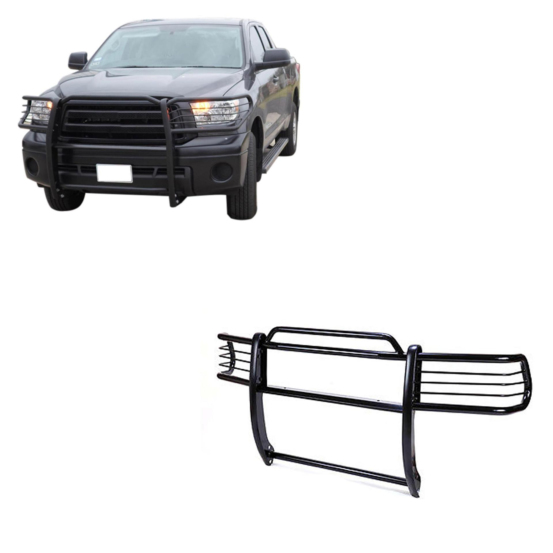 BLACK HORSE 17TS27MA Grille brush Bumper Guard Modular Black Compatible with 2004-2006 Toyota Tundra - High quality product image showing BLACK HORSE 17TS27MA Grille brush Bumper Guard Modular Black Compatible with 2004-2006 Toyota Tundra details and features