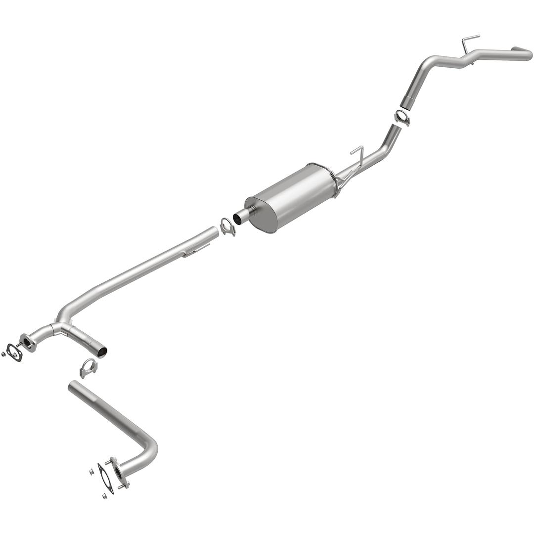 BRE EXHAUST 106-0144 Direct-Fit Replacement Exhaust System For 2007-2018 Nissan Frontier, For 2009-2012 Suzuki Equator - The Twister Group Tools product