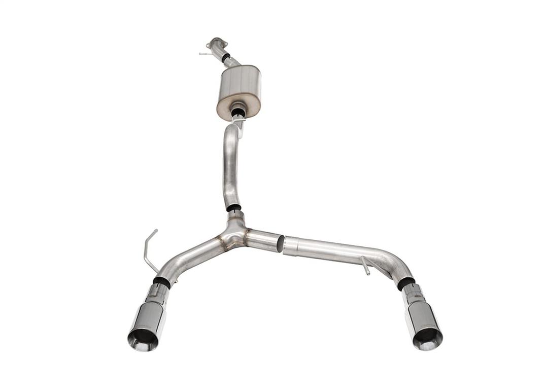 CORSA 21204 21-22 Ford Bronco 2.3L 2-Door 2.75in Cat-Back Dual Rear Exhaust w/4in Straight-Cut Polish Tips - The Twister Group Tools product