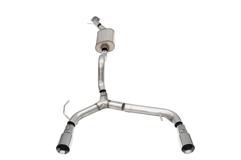 CORSA 21204 21-22 Ford Bronco 2.3L 2-Door 2.75in Cat-Back Dual Rear Exhaust w/4in Straight-Cut Polish Tips