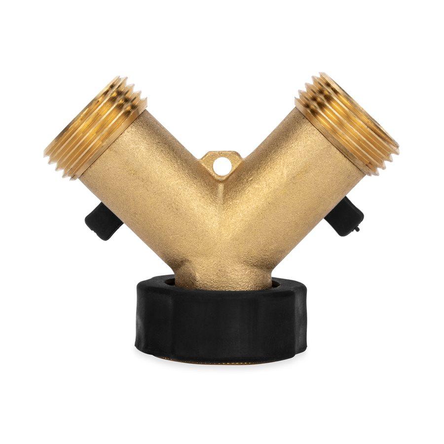 CAMCO 20123 RV Y-Valve Water Connector, Brass - High quality product image showing CAMCO 20123 RV Y-Valve Water Connector, Brass details and features