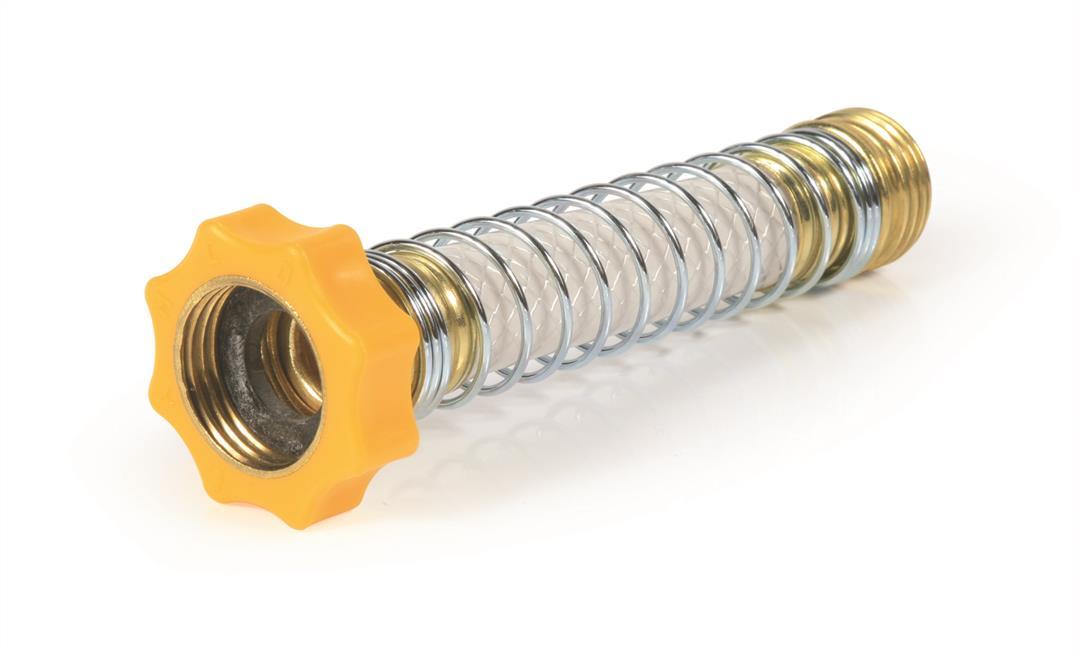 CAMCO 22703 Flexible Hose Protector-Eliminates Hose Crimping and Straining at Faucets and Water Connections, Creates Hose Flexibility - 22703-A, Yellow - The Twister Group Tools product