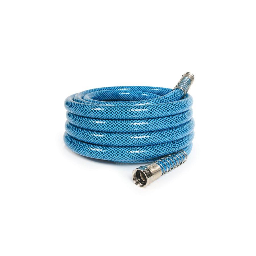 CAMCO 22833 TastePURE 25-Foot Premium Drinking Water Hose | Features a No-Kink Heavy-Duty Design with Machined Fittings for Extra Strength, 5/8 INCH ID, and is Lead-Free, BPA-Free, and Phthalate-Free - High quality product image showing CAMCO 22833 TastePURE 25-Foot Premium Drinking Water Hose | Features a No-Kink Heavy-Duty Design with Machined Fittings for Extra Strength, 5/8 INCH ID, and is Lead-Free, BPA-Free, and Phthalate-Free details and features