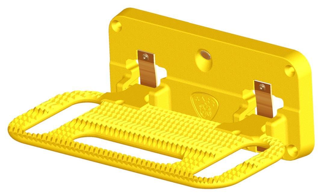 CARR 195007 Hd Mega Ladder Rack Step - Safety Yellow - Chevy Express/Gmc Savana (Step Not Illuminated) - (Single) - The Twister Group Tools product
