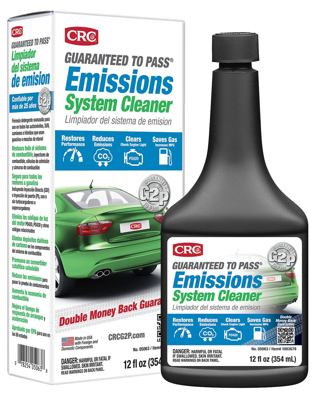CRC 05063 Guaranteed to Pass Emissions Test Formula, 12 Fluid Ounce - The Twister Group Tools product