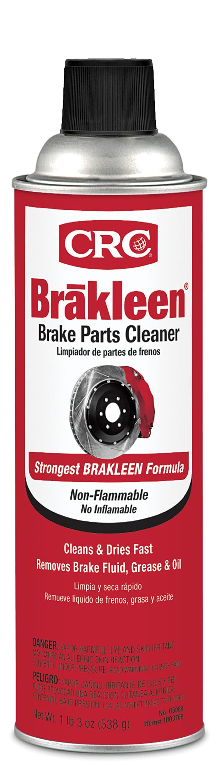CRC 05089 BRAKLEEN Brake Parts Cleaner - Non-Flammable -1lb 3 Oz (Case of 12) - The Twister Group Tools product