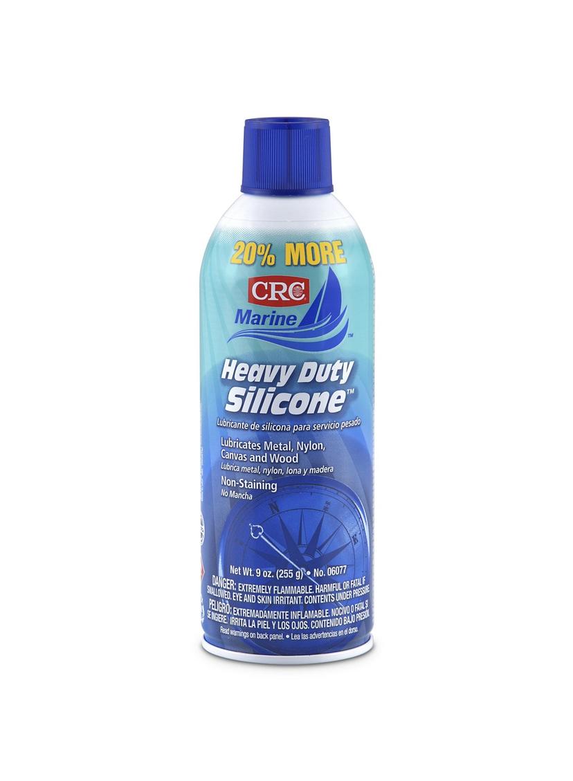 CRC 06077 Heavy Duty Silicone Lubricant, 9-Ounce