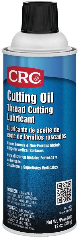 CRC 14050 CUTTING OIL 12OZ, Used For Tapping/ Threading/ Drilling/ Sawing/ Shearing/ Turning/ Reaming Metal Parts/ Pipes/ Conduit/ Screws/ Bolt Holes/ Housings/ Aluminum Sheets/ Strapping/ Gears And Chains; Brown Liquid; 12 Ounce Aerosol Can; Single - High quality product image showing CRC 14050 CUTTING OIL 12OZ, Used For Tapping/ Threading/ Drilling/ Sawing/ Shearing/ Turning/ Reaming Metal Parts/ Pipes/ Conduit/ Screws/ Bolt Holes/ Housings/ Aluminum Sheets/ Strapping/ Gears And Chains; Brown Liquid; 12 Ounce Aerosol Can; Single details and features