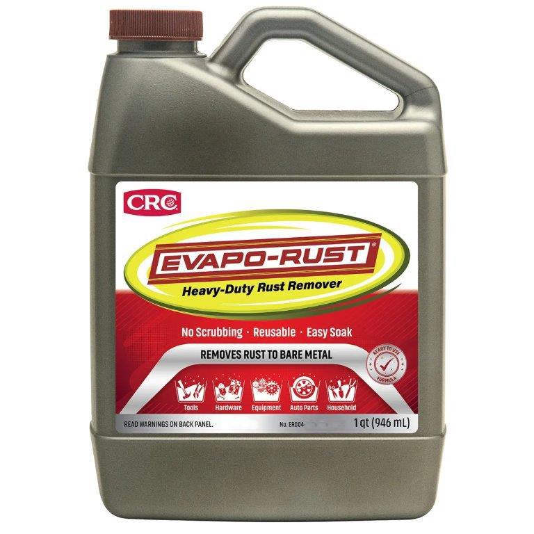 CRC 1752537 CRC EVAPO-RUST QT., Used To Restore Rusted Antiques/ Camping Gear/ Hardware/ Tools/ Cast Iron/ Gardening Tools/ BBQ Grill/ Auto Parts; 32 Ounce Jug; Single