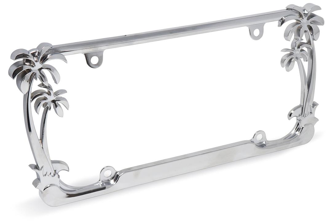 CRUISER 19003 Palm Tree License Plate Frame, Chrome - The Twister Group Tools product