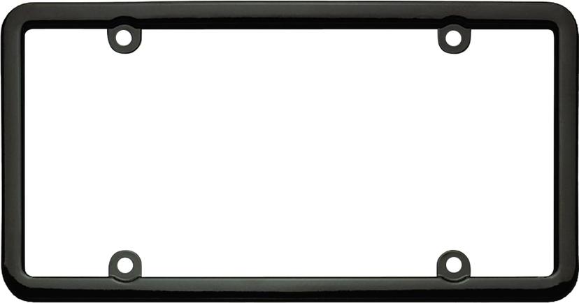 CRUISER 20050 Classic Lite License Plate Frame, Black,1 frame