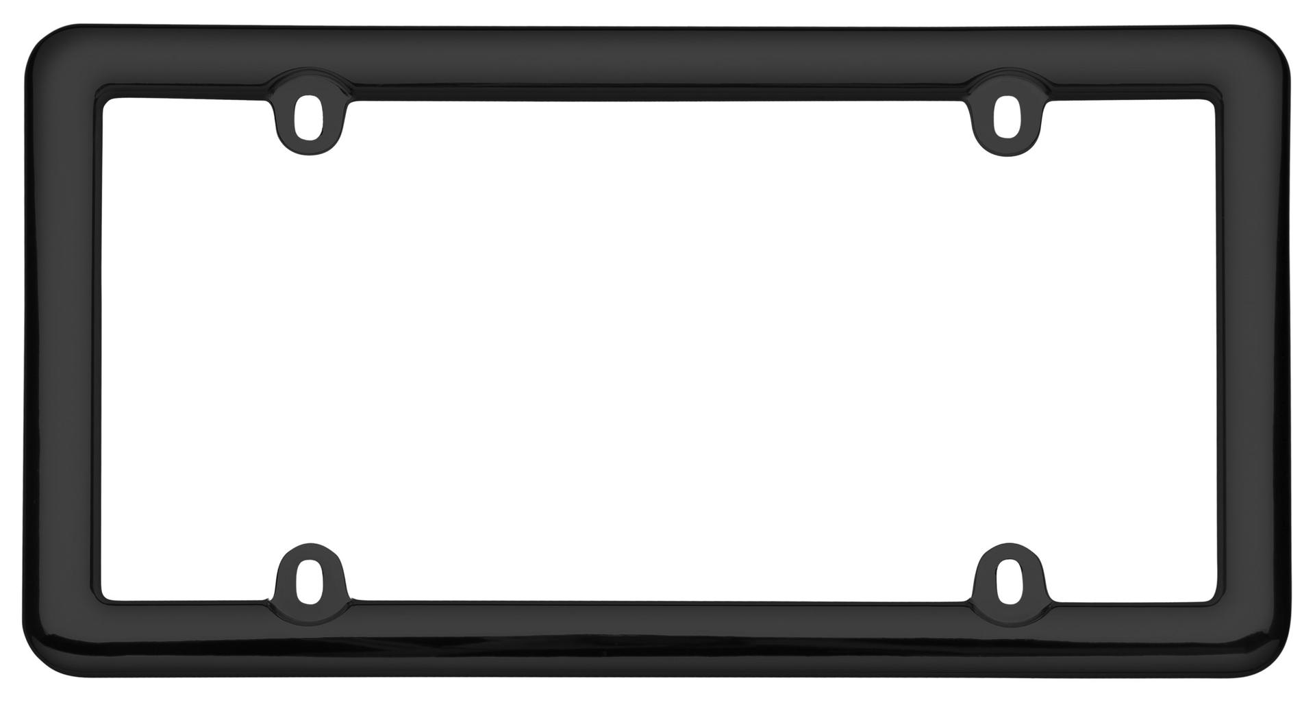 CRUISER 20640 Nouveau License Plate Frame, Black Plastic, 1 Frame - High quality product image showing CRUISER 20640 Nouveau License Plate Frame, Black Plastic, 1 Frame details and features