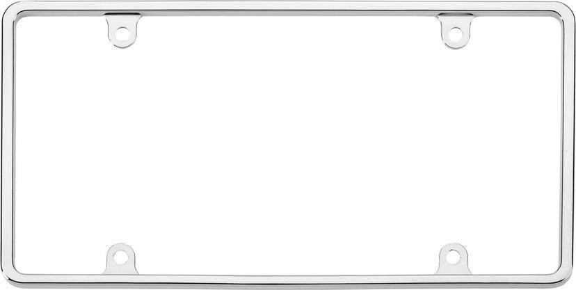 CRUISER 21330 Slim Rim License Plate Frame, Chrome,1 frame