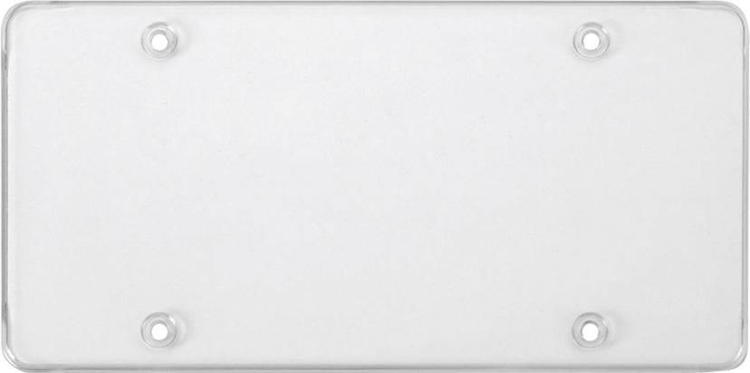 CRUISER 76100 Tuf Flat Shield License Plate Frame, Clear