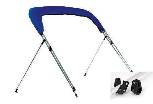 CARVER 62014 BRACE KIT - 22-44FT - R.T. ALUM, Use To Hold Top Up When Top Is Folded And Not In Use; Adjustable 22 Inch To 44 Inch Length; Aluminum; With 2 Braces/ 2 Deck Hinges/ 2 Hinged Jaw Slides/ 2 Pole Clips And Mounting Hardware