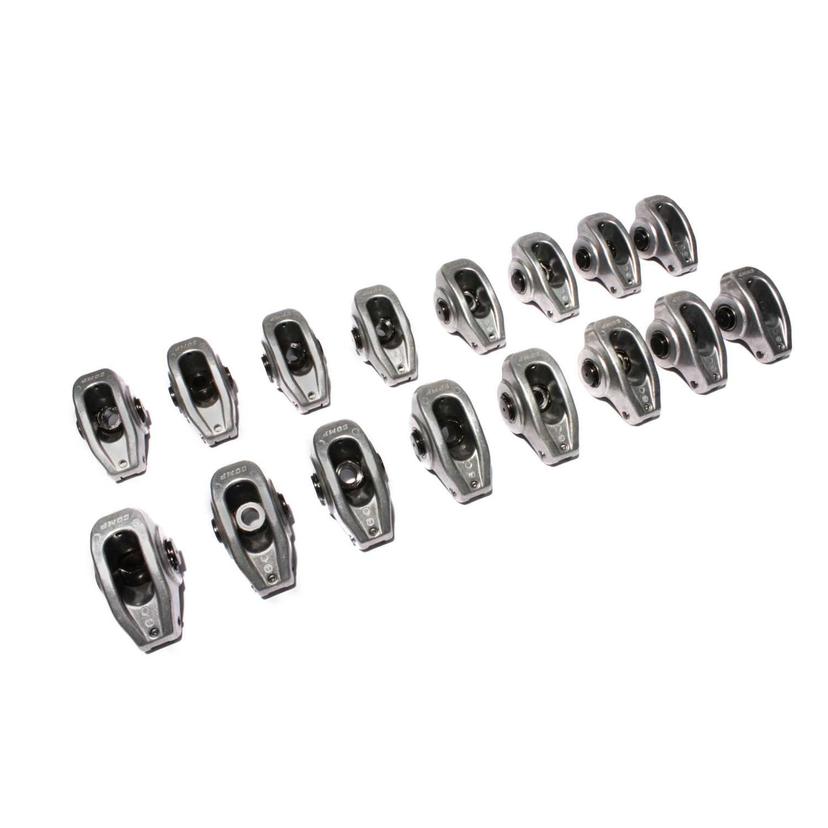 COMP CAMS 17001-16 High Energy Aluminum 1.5 Ratio Roller Rocker Set for SBC 265-400 w/ 3/8 INCH Stud