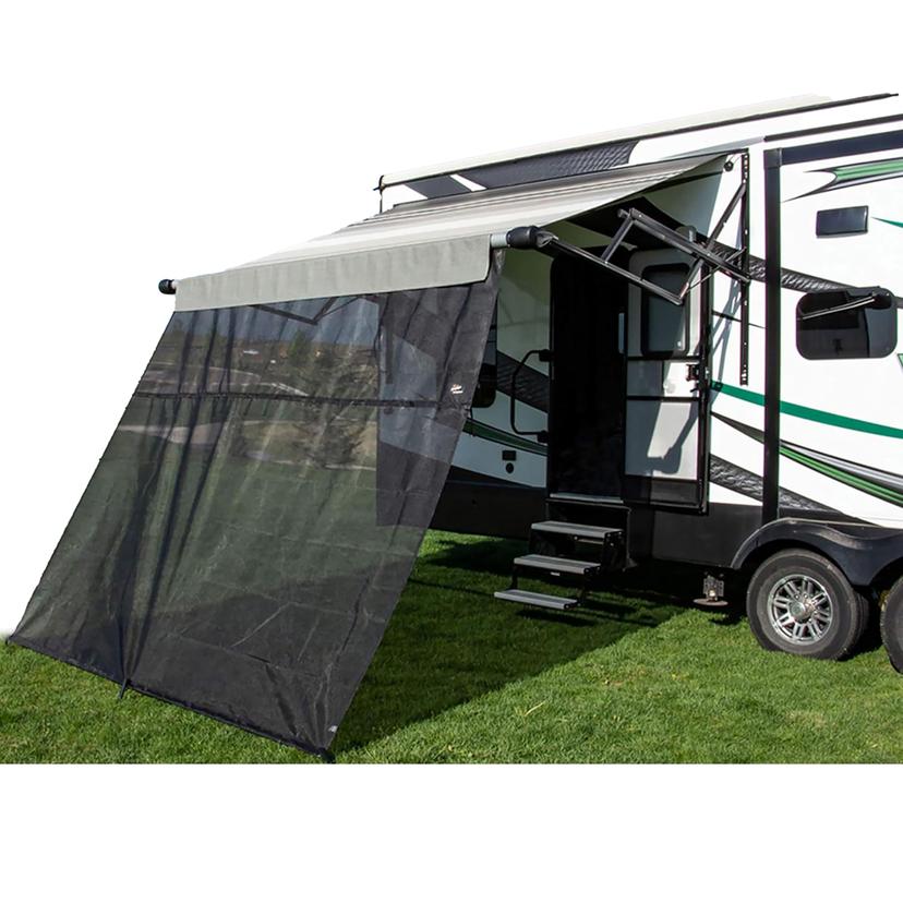 CAREFREE 701509 Black 15FT x 9FT Drop RV Awning EZ ZipBlocker
